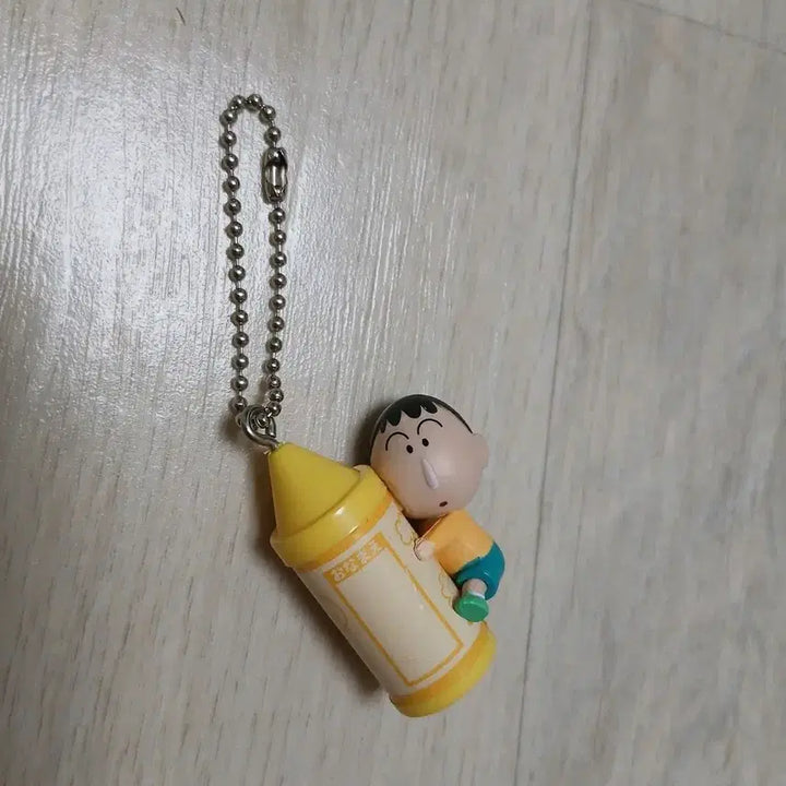 [BUNJANG] Bandai Crayon Shin-chan Mangu "Name Tag" Gacha Figure Keychain / 반다이 짱구 크레파스 이름표 맹구 키링 가챠 피규어