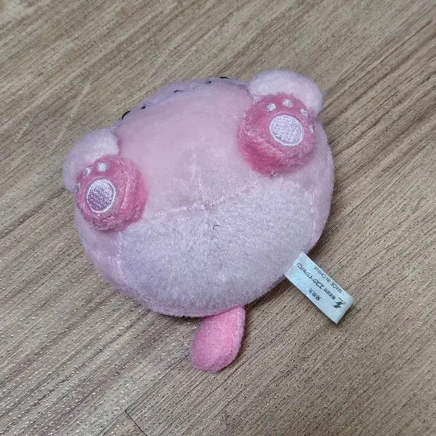[BUNJANG] Classic Pink Maru Cat Doll Keychain / 고전 핑크 마루네코 인형 키링