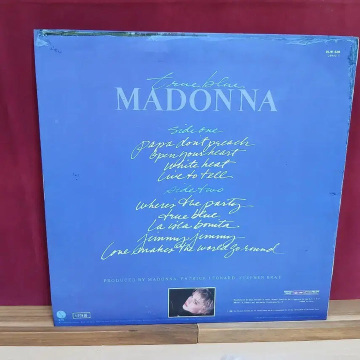 [BUNJANG] Madonna True Blue LP Vinyl Record / 마돈나 lp