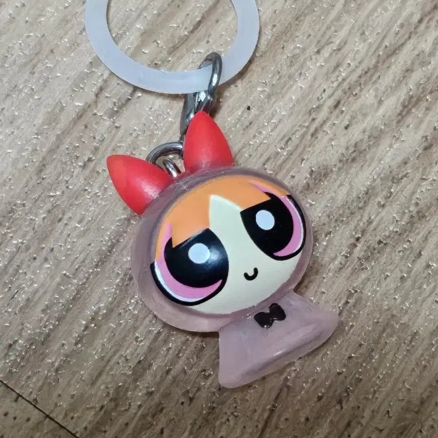 [BUNJANG] Powerpuff Girls Blossom Keyring Mejirushi Gacha / 파워퍼프걸 블로썸 키링 메지루시 가챠