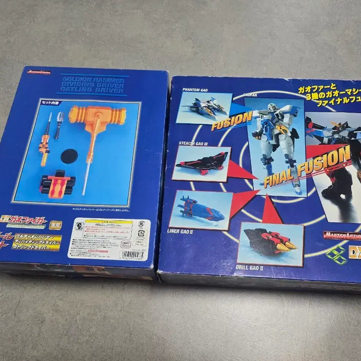 [BUNJANG] DX GaoGaiGar &amp; Goldymarg Combined Set Original Ver. / 유진 마스터액션 DX 가오파이거 골디맥 합본 [오리지널ver]