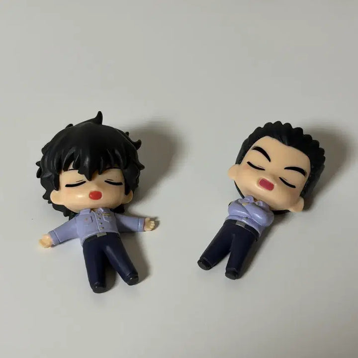 [BUNJANG] Detective Conan Nemurasetai Matsuda Jinpei &amp; Date Gacha Figures Bundle Set (New) / 명탐정 코난 네무라세타이 마츠다 진페이 다테 일괄 가챠 피규어 새상품