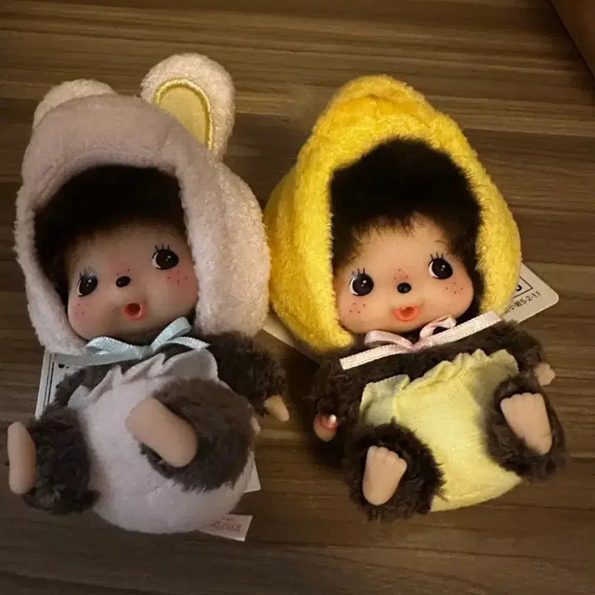[BUNJANG] Monchhichi Rabbit Chick Baby Set / 동물몬치치) 토끼 병아리 베베치치 세트