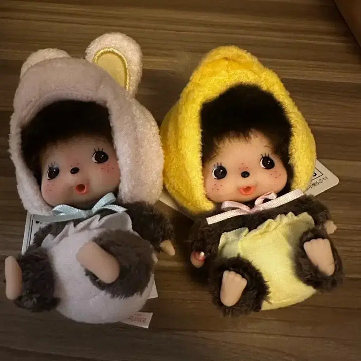 [BUNJANG] Monchhichi Rabbit Chick Baby Set / 동물몬치치) 토끼 병아리 베베치치 세트