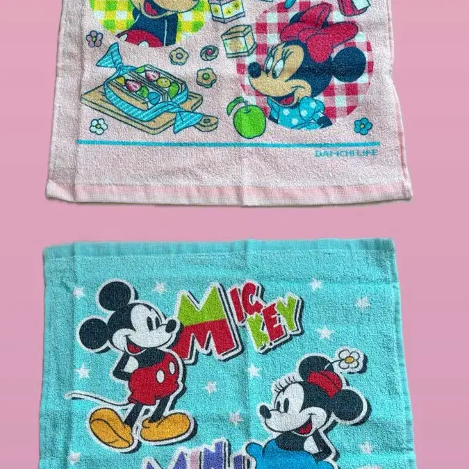 [BUNJANG] Disney Mickey &amp; Minnie Hand Towel Set / 디즈니 미키 미니 핸드타올 세트