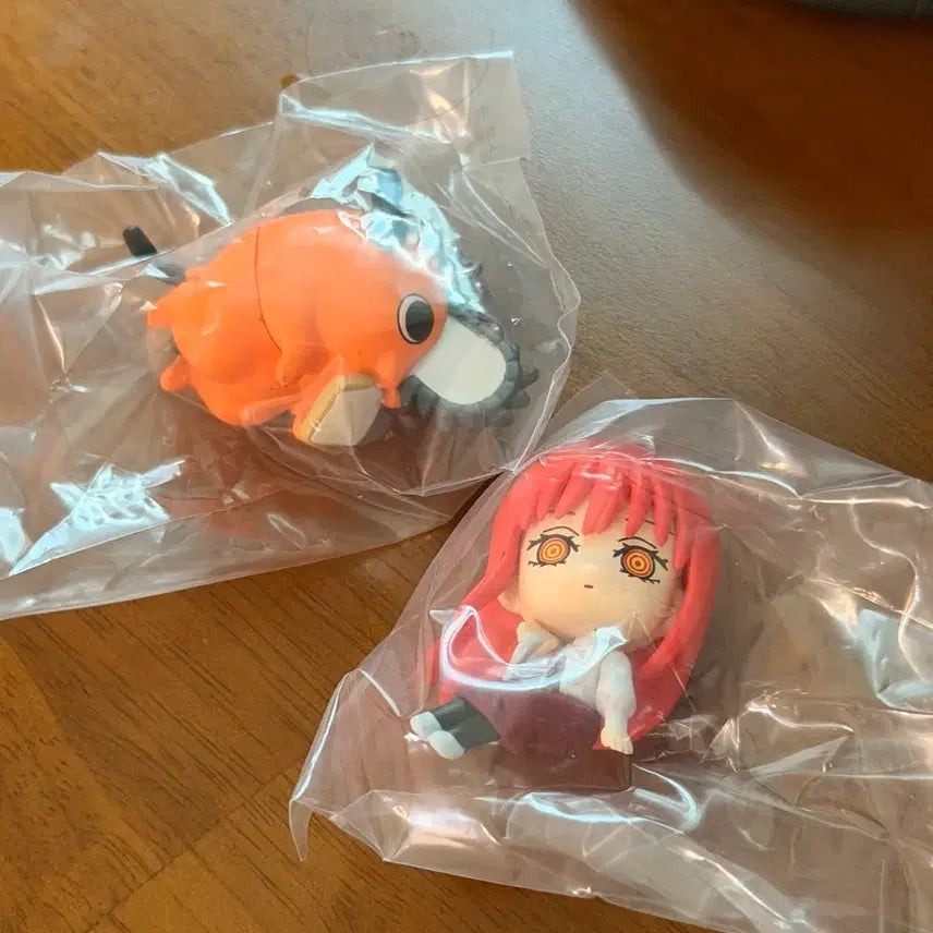 [BUNJANG] Chainsaw Man Makima &amp; Pochita Gacha Figure Bundle Set / 일괄) 체인소맨 데포피그 키링 가챠 마키마 포치타