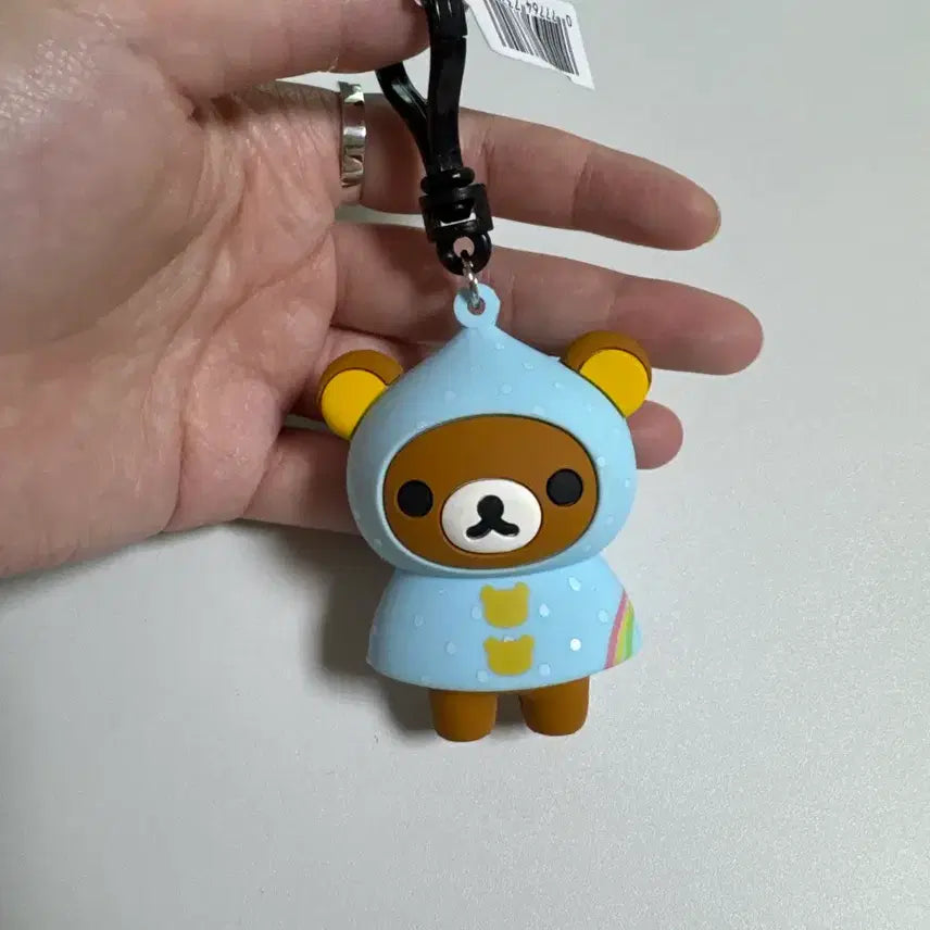 [BUNJANG] Rilakkuma Raincoat Rilakkuma Keychain New / 리락쿠마 랜깡에서 나온 우비 리락 새상품 판매중