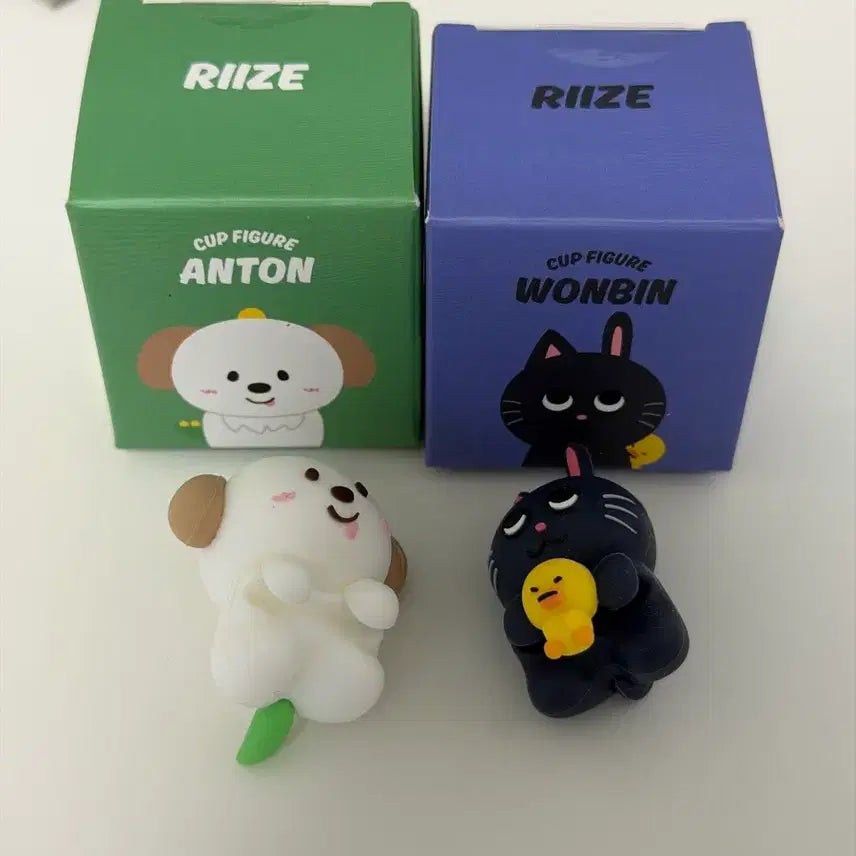 [BUNJANG] RIIZE Cup Figure Bundle Set - Wonbin, Anton / 라이즈 riize 컵피규어 토냥덕 멍룡이 원빈 앤톤