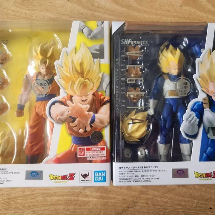 [BUNJANG] SHFiguarts Goku Vegeta Figure / shf 손오공 베지터