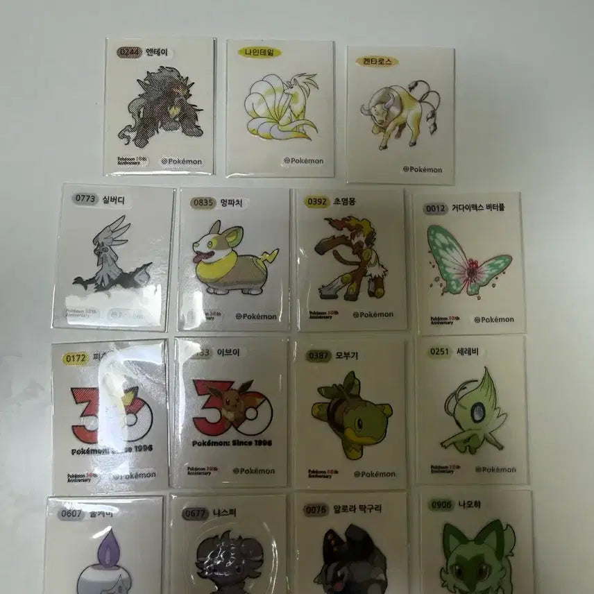 [BUNJANG] Pokemon Stickers Bundle Set / 포켓몬 띠부씰 일괄판매 합니다