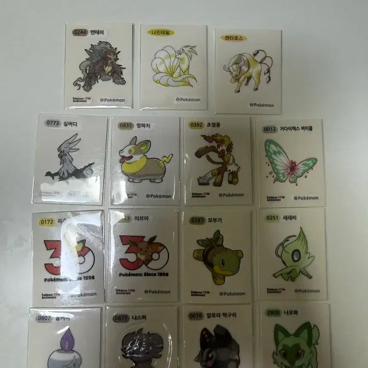 [BUNJANG] Pokemon Stickers Bundle Set / 포켓몬 띠부씰 일괄판매 합니다