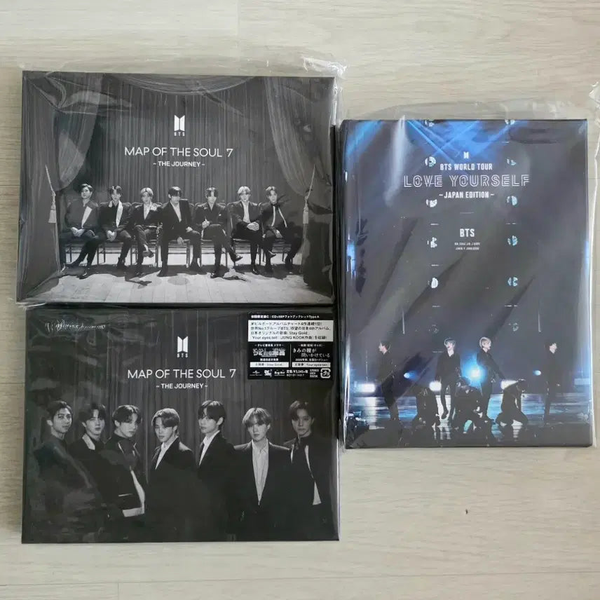 [BUNJANG] BTS Love Yourself &amp; Map of the Soul Blu-ray Set / BTS 일본 럽셀콘 &amp; 맵솔 블루레이 버전 A+C