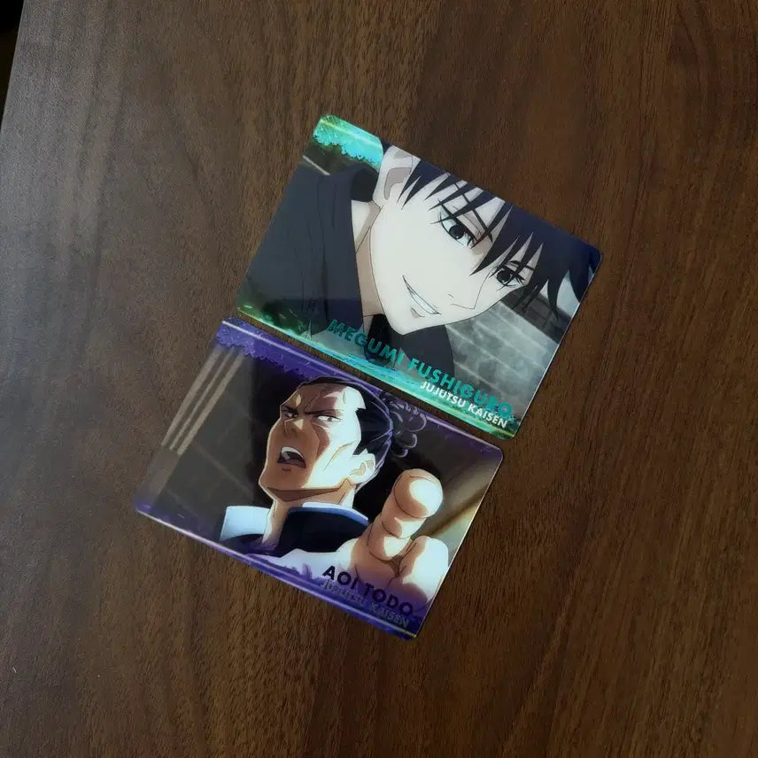 [BUNJANG] Jujutsu Kaisen Fushiguro Megumi &amp; Todo Aoi Card / 주술회전 후시구로 메구미 토도 아오이 카드