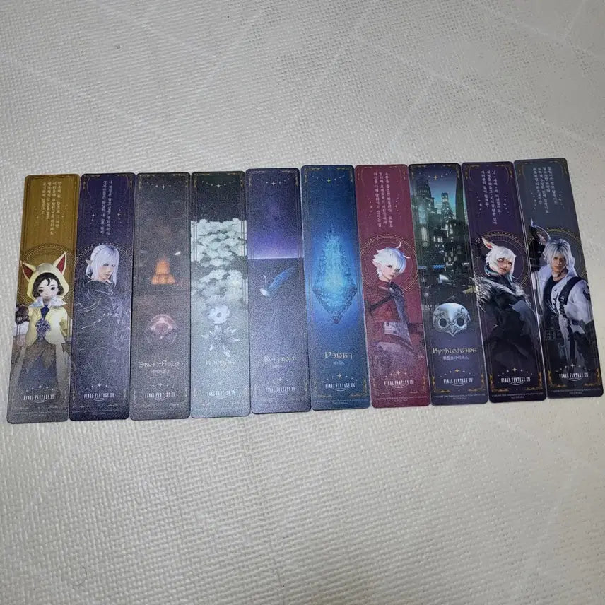[BUNJANG] Final Fantasy XIV Daebak Cafe Bookmark and Coaster All-Clear Bundle Set / 파판14 대박카페 북마크 올클 일괄