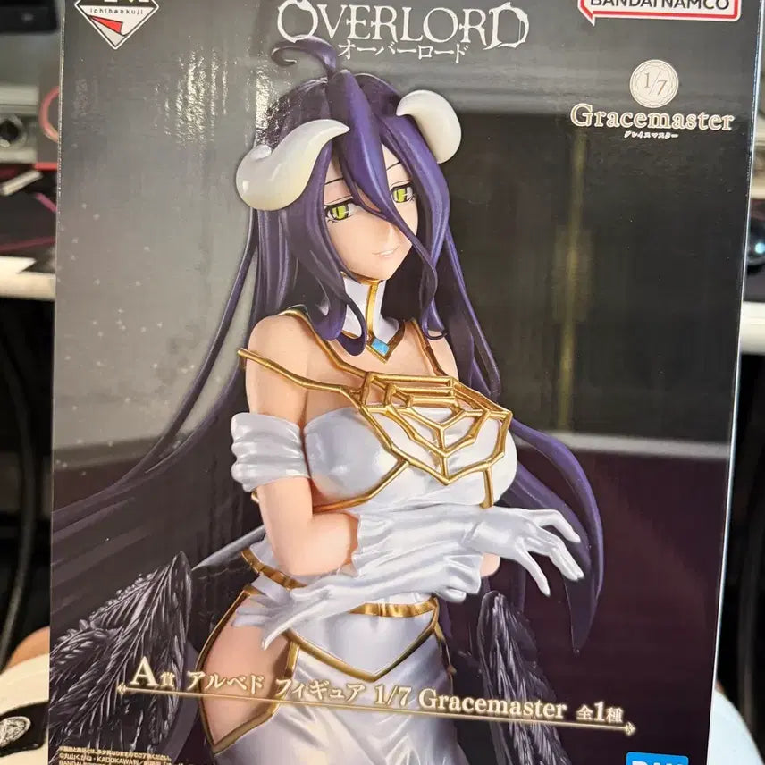 [BUNJANG] Overlord Albedo 1/7 Scale Figure Gracemaster Ichiban Kuji A &amp; C Bundle Set (Sealed) / (미개봉,새상품)오버로드 알베도 피규어 1/7 Gracemaster 제일복권 A,C상 일괄