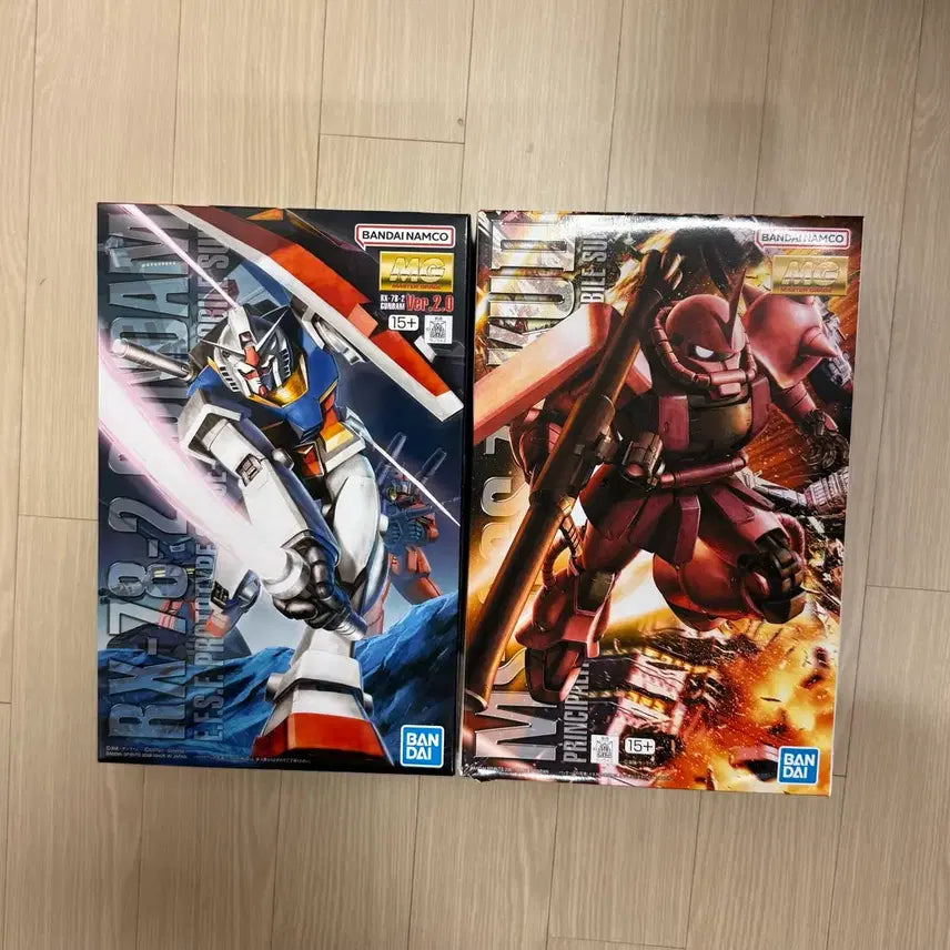 [BUNJANG] Bandai MG 2.0 First Gundam &amp; Zaku II Bundle Set / 반다이 MG 2.0 퍼스트건담&amp; 자쿠2 일괄 판매