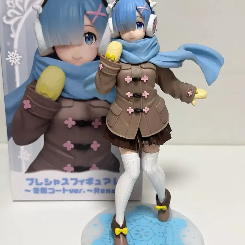[BUNJANG] Re:Zero Rem Winter Coat Ver. Figure / 리제로 렘 겨울코트 피규어