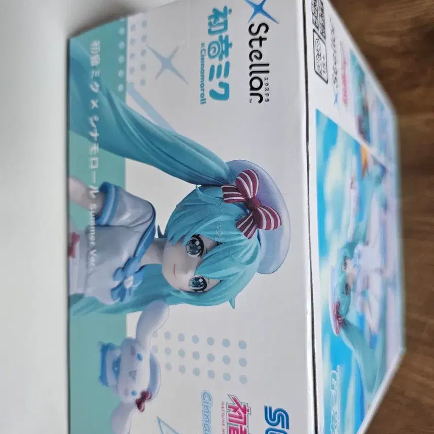 [BUNJANG] Sega Hatsune Miku Cinnamoroll Stella Figure (Sealed) / 미개봉) 세가 하츠네 미쿠 시나모롤 스텔라 피규어