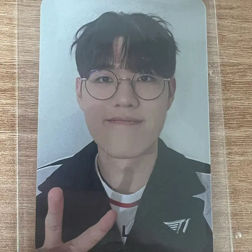 [BUNJANG] T1 Faker Windbreaker Photocard Black / 티원 오너 바람막이 블랙 포카