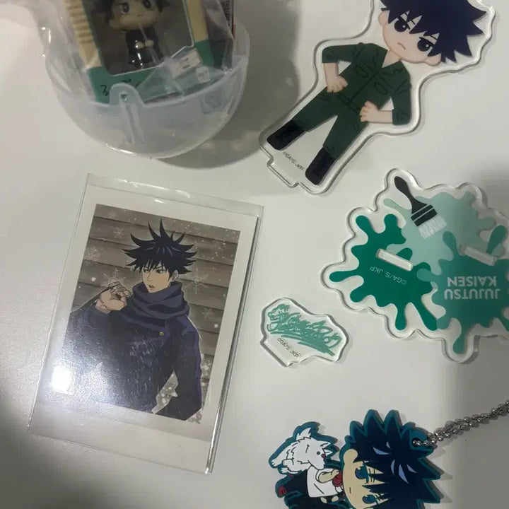 [BUNJANG] Jujutsu Kaisen Megumi Mini Lookup, Acrylic Stand, Pasha, Keyring Bundle Set / 주술회전 메구미 미니룩업 , 아크릴 , 파샤 , 키링 일괄판매