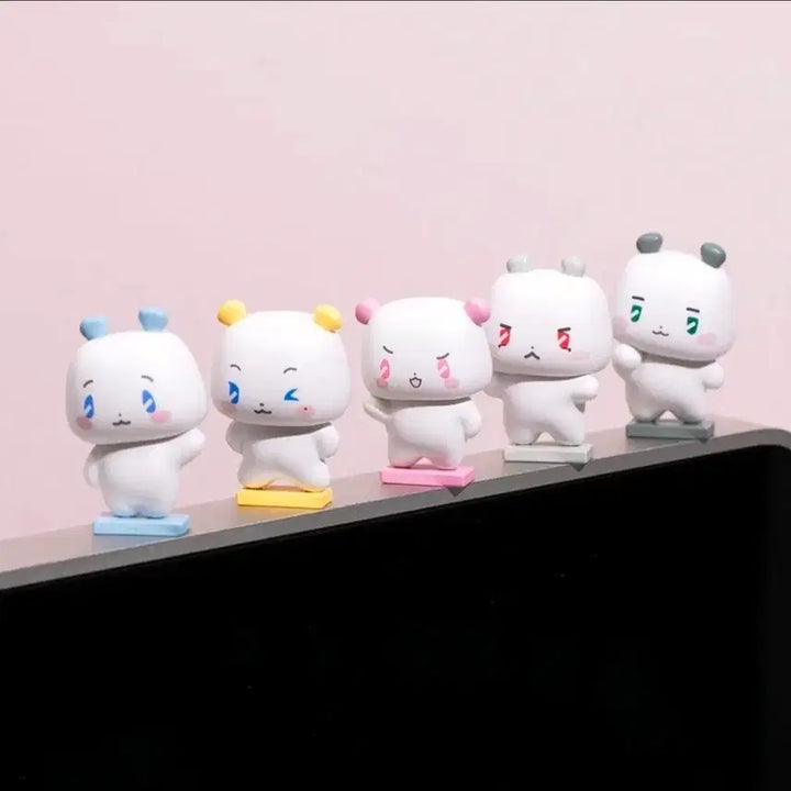 [BUNJANG] PLAVE mmmm Mini Monitor Figure Bundle Set / 원가양도)플레이브 므메미무 mmmm 모니터피규어 5개+ 플뿌인형앨범 3개 일괄