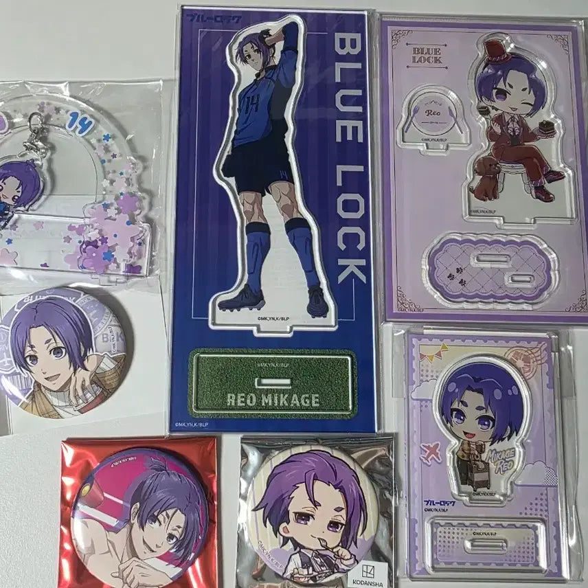 [BUNJANG] Blue Lock Mikage Reo Merchandise Bundle Set / 블루록 미카게 레오 굿즈 일괄