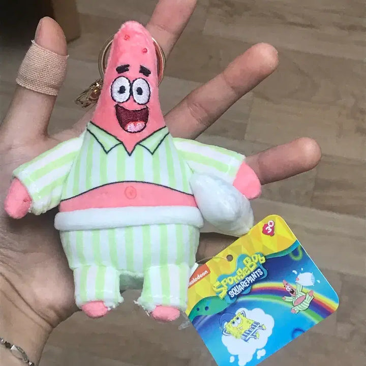 [BUNJANG] SpongeBob Patrick Pajama Keyring / 스폰지밥 뚱이 잠옷 키링