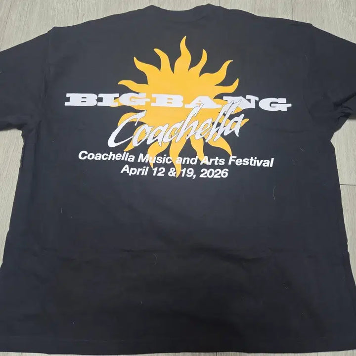 [BUNJANG] BIGBANG Coachella Black T-Shirt / 빅뱅 코첼라 반팔티 블랙