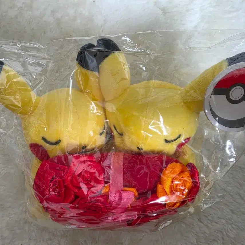 [BUNJANG] Pokemon Pikachu Monthly Valentine Limited Edition Plush / 포켓몬스터 피카츄 먼슬리 발렌타인 인형