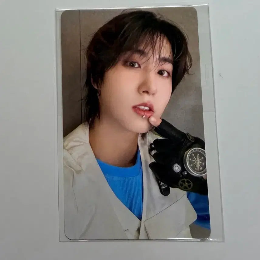 [BUNJANG] Stray Kids Han Jisung THIS &amp; THAT Fanshop Fans Ver. Photocard (Unsealed) / 스트레이 키즈 한지성 디스앤댓 팬즈 특전 미개봉