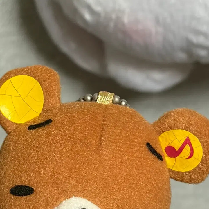 [BUNJANG] Vintage Amuse Jjinjin Bear Keyring / 고전 빈티지 인형 어뮤즈 징징베어 키링 쿠마