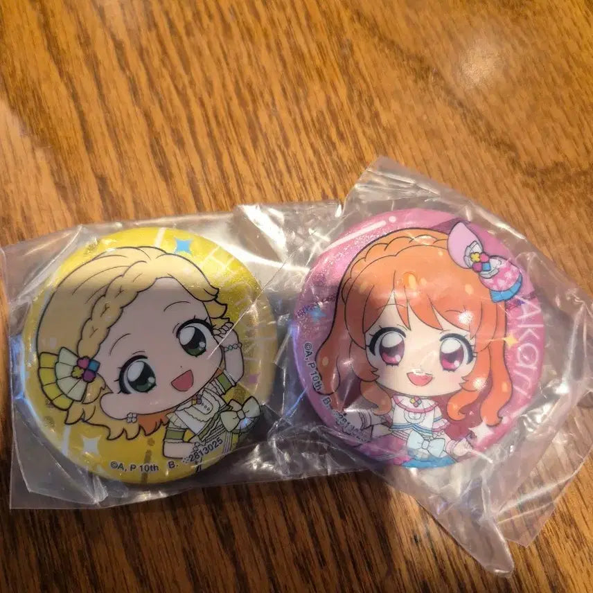 [BUNJANG] Aikatsu x PriPara Sora Akari Can Badge / 아이카츠x프리파라 가챠 하늘 아카리 캔뱃지 판매