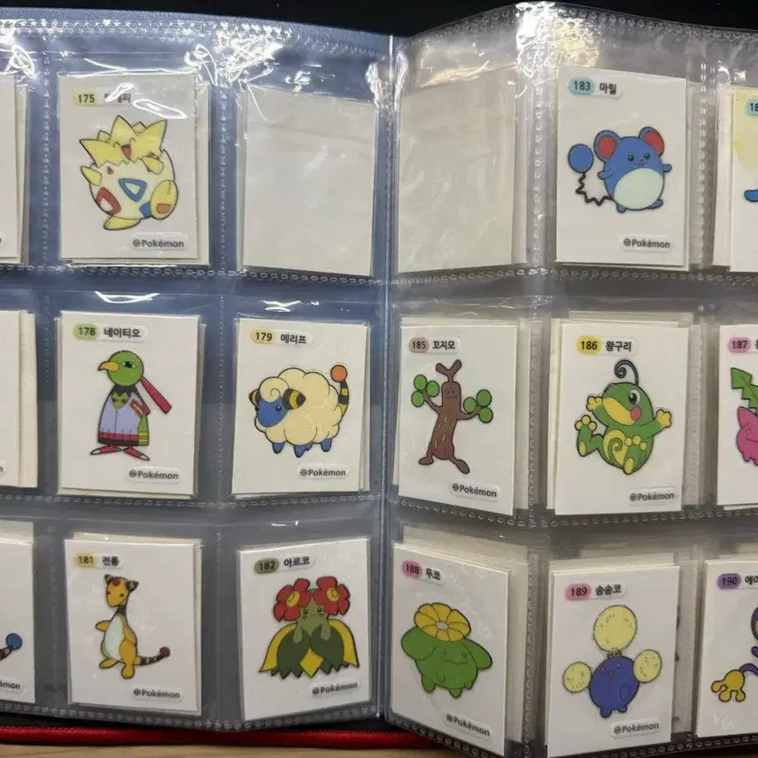 [BUNJANG] Pokemon TTIBSIL Bundle Set - Gen 2 / 포켓몬 띠부씰 2세대 일괄 판매