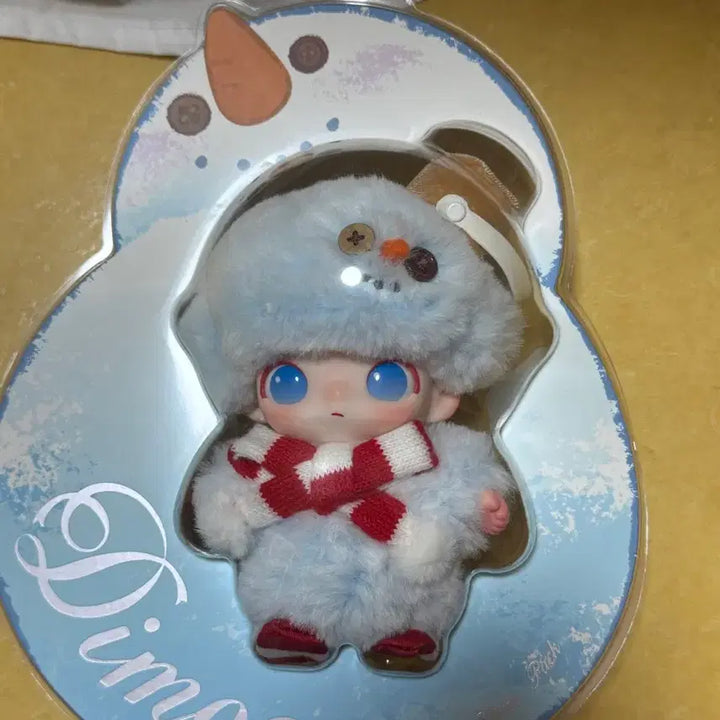 [BUNJANG] Pop Mart Dimoo Snowman Plush Doll Pack (Sealed) / (미개봉 새상품) 팝마트 디무 snowman 인형 팩