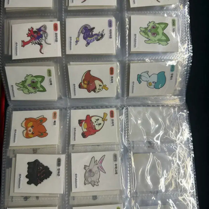 [BUNJANG] Pokemon Stickers (3rd, 4th, 5th, 9th Gen) Bundle Set / 포켓몬 띠부씰 3,4,5,9세대 일괄 판매