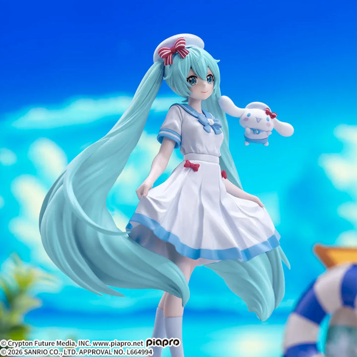 [BUNJANG] SEGA Vocaloid Xstellar Hatsune Miku x Cinnamoroll Summer Figure / [무료배송]세가 보컬로이드 Xstellar 하츠네 미쿠x시나모롤 Summer 피규어