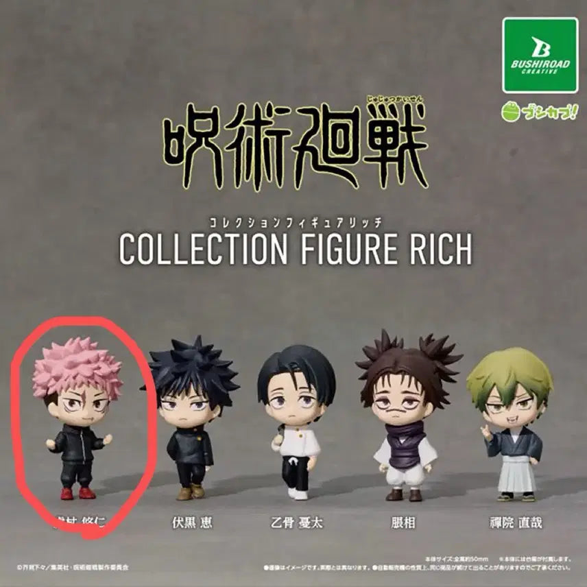 [BUNJANG] Bushiroad Jujutsu Kaisen Rich Figure Gacha Yuji Itadori (Sealed) / (미개봉) 주술회전 부시로드 리치 피규어 가챠 이타도리 유지