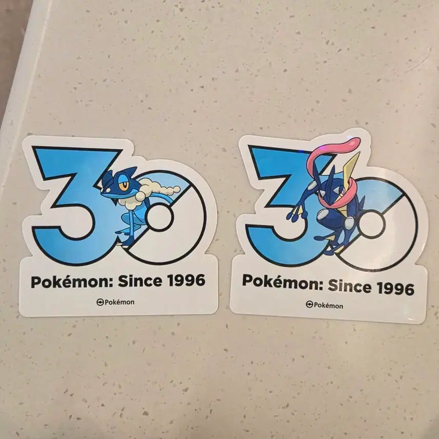 [BUNJANG] Pokemon 30th Anniversary Sticker Set - Greninja &amp; Frogadier / 포켓몬 30주년 스티커 개굴반장 개굴닌자 일괄 판매 포켓몬스터