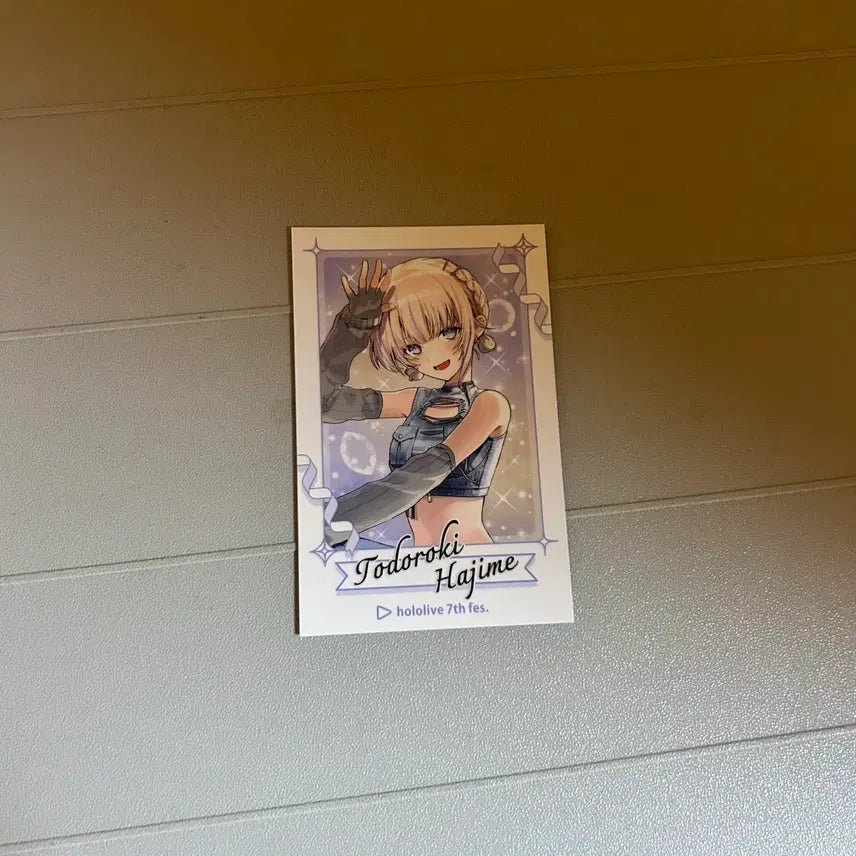 [BUNJANG] Hololive Fes Expo Cheki Todoroki Hajime / 홀로라이브 페스 엑스포 체키 토도로키 하지메
