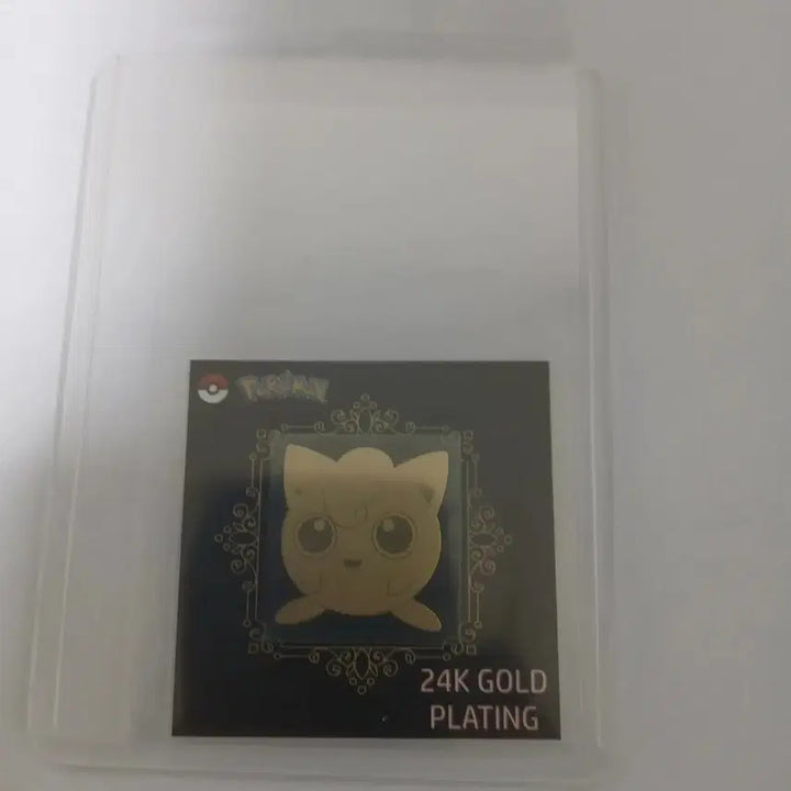 [BUNJANG] Pokemon 24K Gold Plated Jigglypuff Sticker / 포켓몬 24K 푸린 금박 골드 띠부씰 스티커