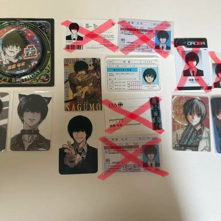 [BUNJANG] Sakamoto Days Nagumo Merchandise Bundle (Unsealed) / [무료배송+개봉품] 사카모토 데이즈 나구모 비공굿/공굿 일괄판매 합니다