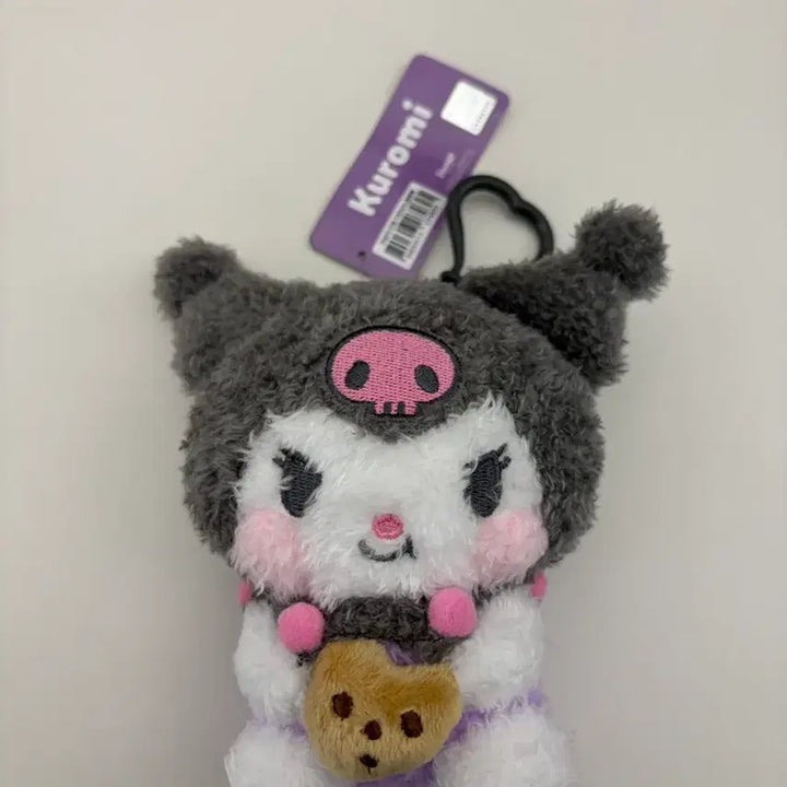 [BUNJANG] Sanrio Official Kuromi Cookie Plush Keychain / 산리오 정품 쿠로미 쿠키 인형 키링