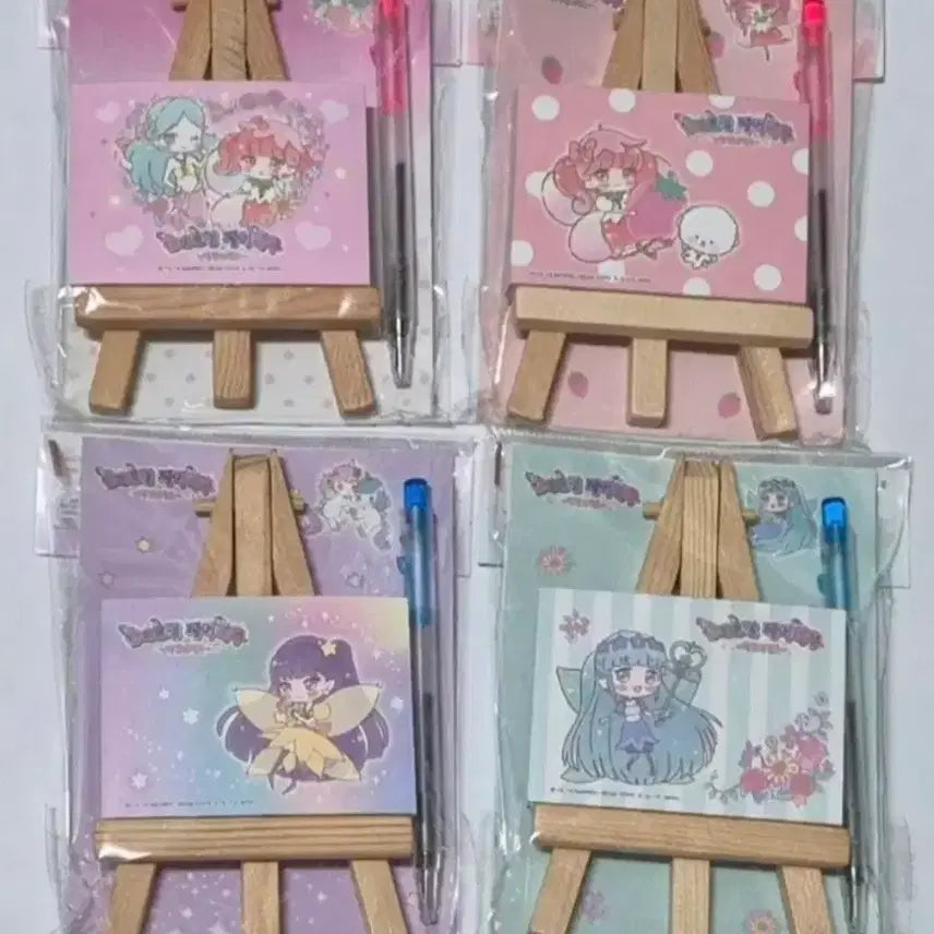 [BUNJANG] Fairy Ru Easel Memo Pad / 고전문구 페어리루 이젤 메모지