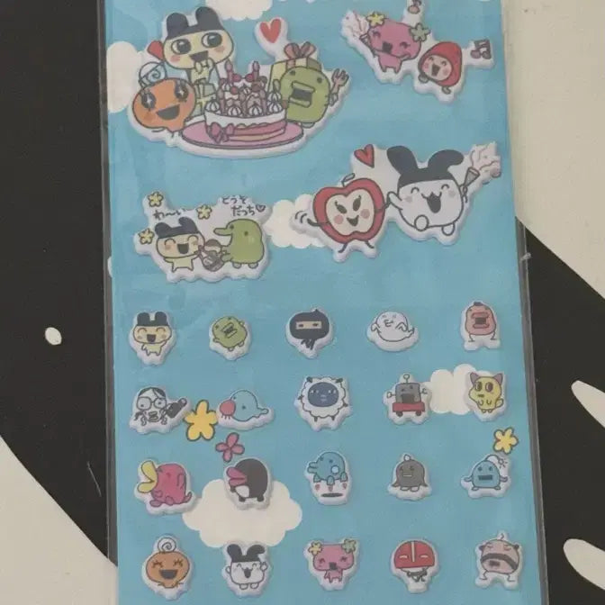 [BUNJANG] Tamagotchi 3D Stickers / 다마고치 입체 스티커