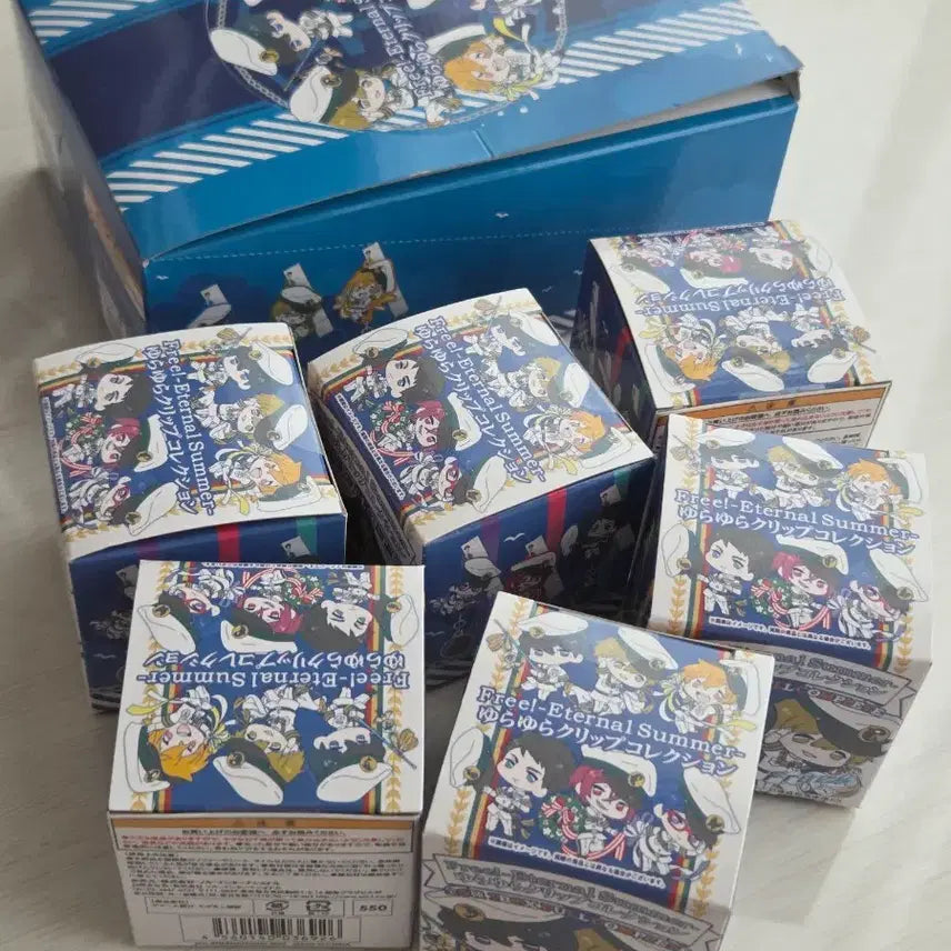 [BUNJANG] Free! Iwatobi Swim Club Yurayura Clip Collection Set Box (6 Types) / Free! ES 프리 유라유라 클립컬렉션 6종 세트 박스