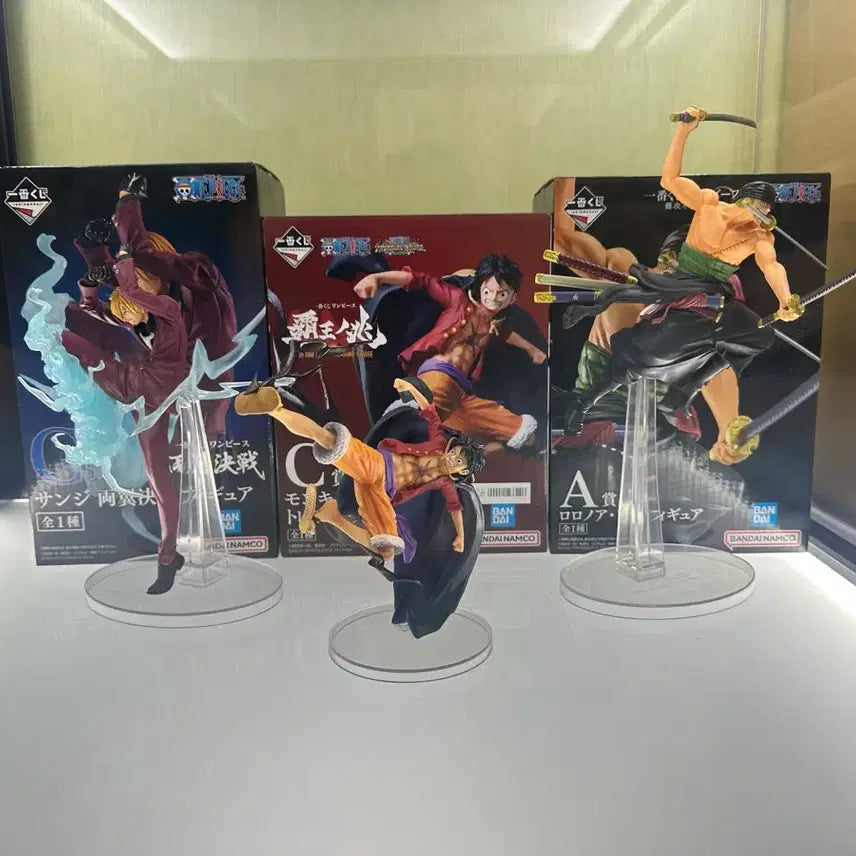 [BUNJANG] Ichiban Shoji Luffy Zoro Sanji Bundle (Opened) / 제일복권 루피 조로 상디 일괄 박스포함 개봉양품