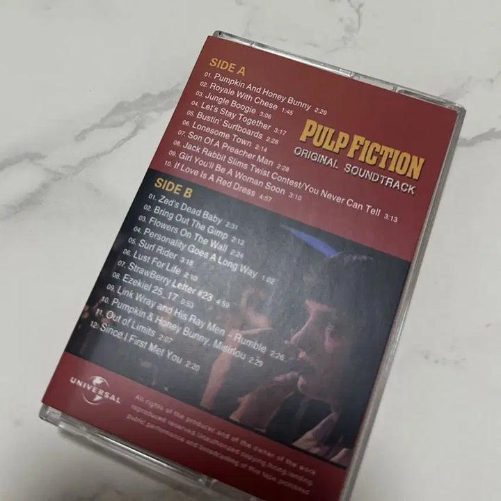[BUNJANG] Pulp Fiction Original Soundtrack Cassette Tape / 영화 펄프 픽션 Pulp Fiction OST 카세트 테이프