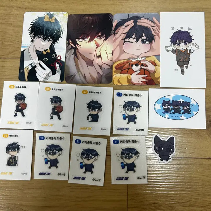 [BUNJANG] Garbage Time Choi Jongsu Photocard Sticker / 가비지타임 최종수 포토카드 포카 스티커 띠부띠부씰