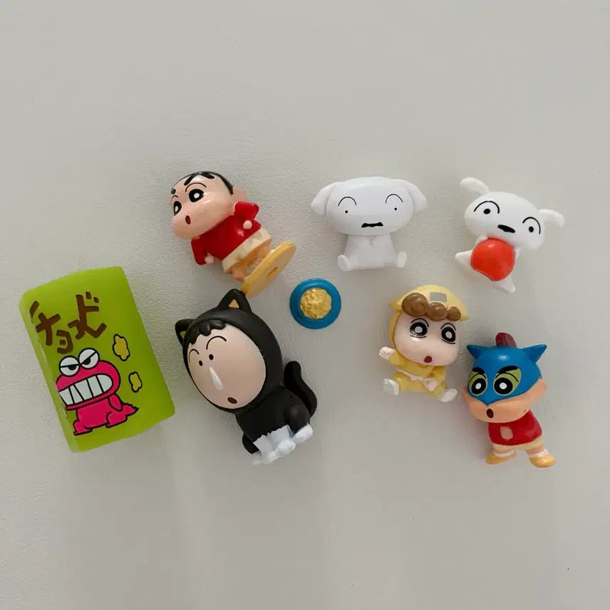 [BUNJANG] Crayon Shin-chan Whitey Azalea Maenggu Chocobi Figure Set / 짱구 흰둥이 짱아 맹구 초코비 피규어