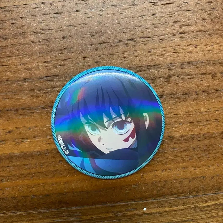 [BUNJANG] Demon Slayer Muichiro Tokito Hologram Badge / 귀멸의 칼날 무이치로 뱃지